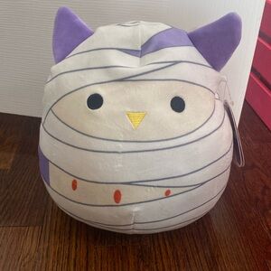 NWT! 8” Holly the Owl as Mummy Squishmallow  squishmallows plush halloween toys